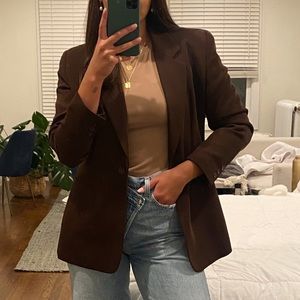 Brown blazer